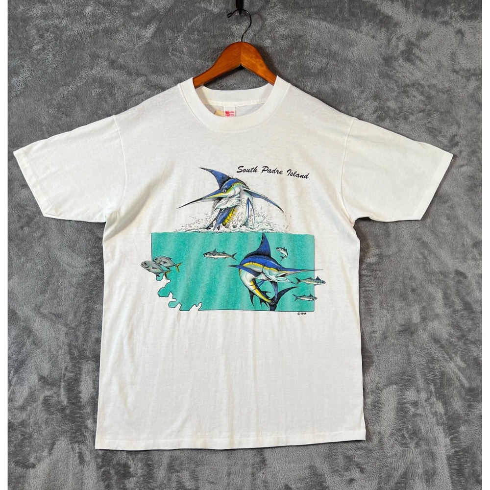 South Padre Island Single Stitch T Shirt Adult XL Vintage Deadstock W/Tag USA